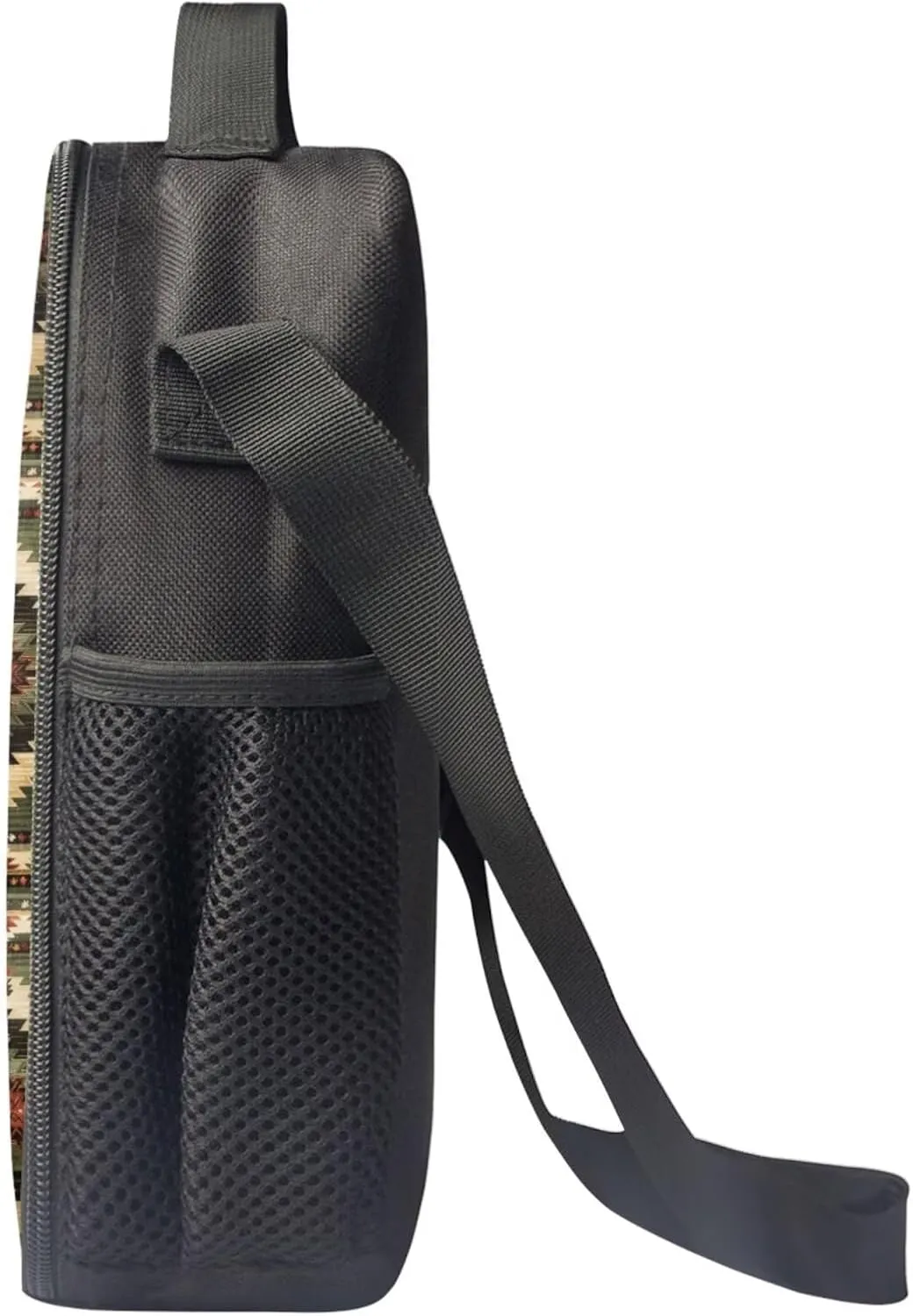Aztec Boho School Bag and Lunch Bag Set for Boys Girls Backpack 10-12 Years Old Primary Middle School Bookbag With Lunch Box Pencil Case Teens Book Bags 6Th/7Th Grade Western Tribal