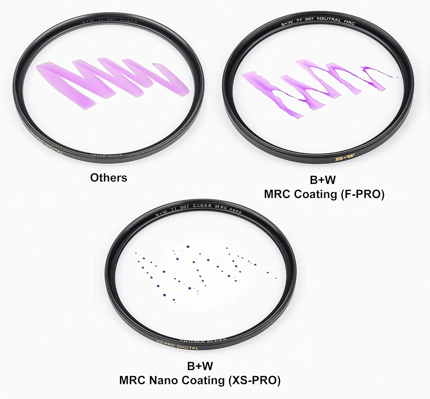 B   W Circular Polarizer Kaesemann - Standard Mount (F-PRO), HTC, 16 Layers Multi-Resistant Coating, Photography Filter, 72 mm