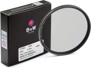 B   W Circular Polarizer Kaesemann - Standard Mount (F-PRO), HTC, 16 Layers Multi-Resistant Coating, Photography Filter, 72 mm