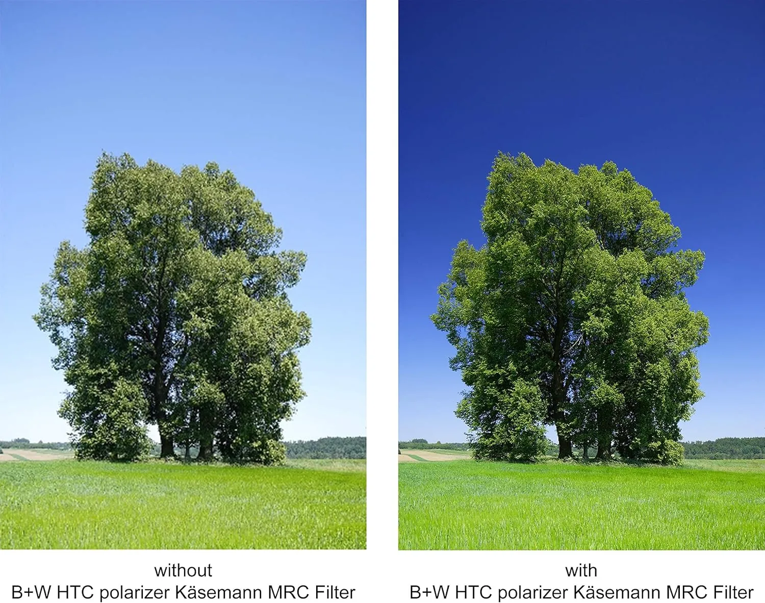B   W Circular Polarizer Kaesemann - Standard Mount (F-PRO), HTC, 16 Layers Multi-Resistant Coating, Photography Filter, 72 mm