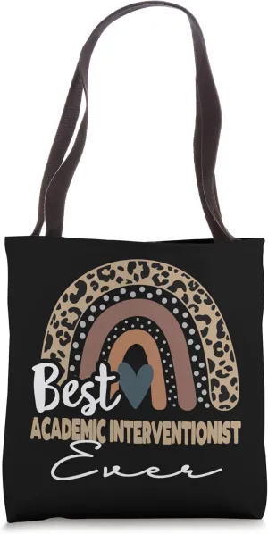 Back To School Boho Rainbow, Academic interventionist Tote Bag