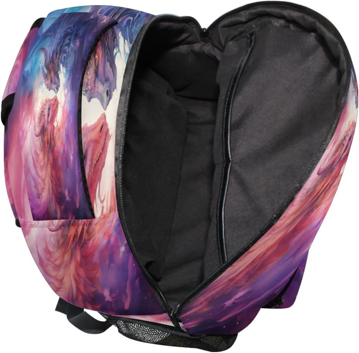 Backpack School Bookbag Travel Bag Two Dragon for Girls Boys Teen