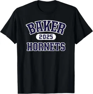 Baker Hornets High School Arch 2025 T-Shirt