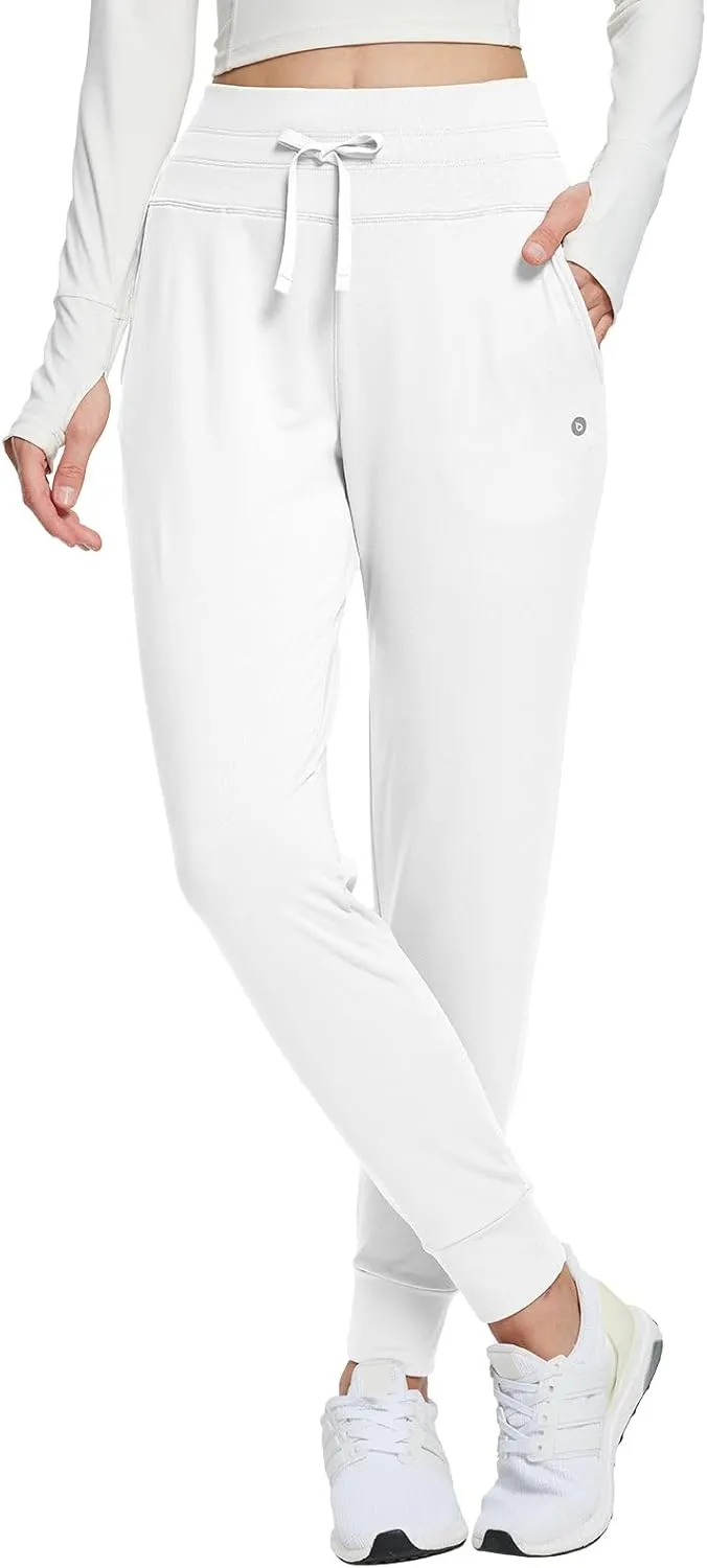 baleaf Women's Fleece Lined Pants Water-Resistant Sweatpants Winter Thermal Ski Hiking Running Joggers