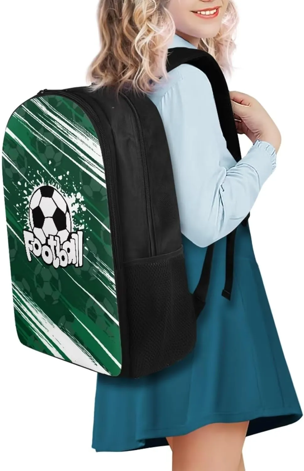 Basketball 3 Piece Backpack Set for Boys 3rd Grade Waterproof and Oil Proof Meal Bag Lunch Box 17 inch Portable School Bag for Middle School Junior Middle School
