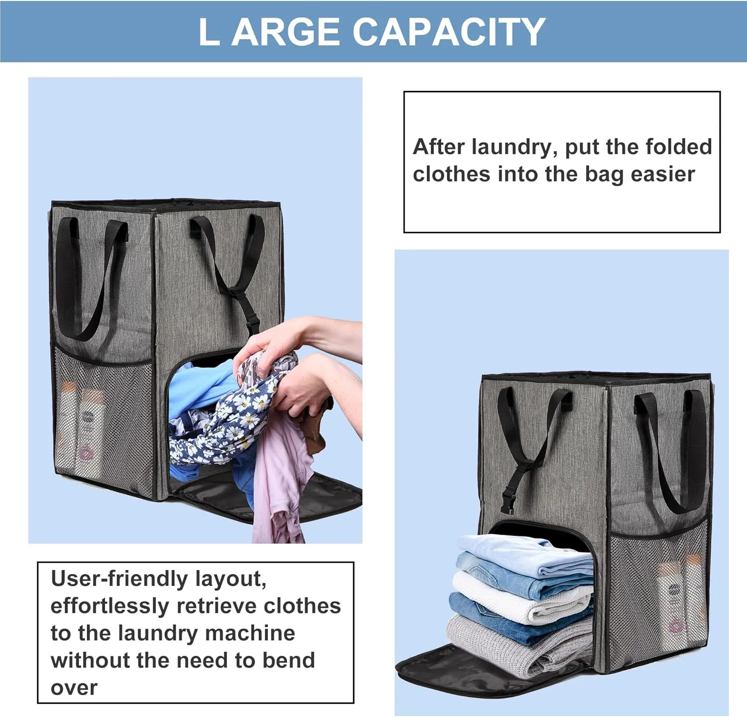 BeeGreen Laundry Backpack Bag Extra Large Heavy Duty