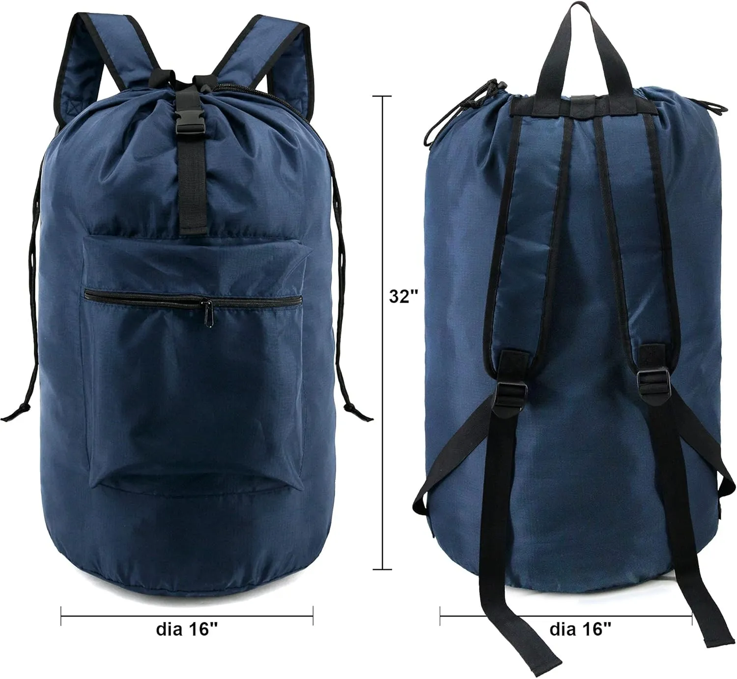 BeeGreen Laundry Backpack Bag Extra Large Heavy Duty