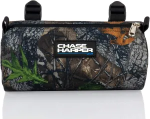 Bicycle Barrel Bag - Water-Resistant, Tear-Resistant, Industrial Grade Ballistic Nylon with Universal Mounting System - Backwoods Camo