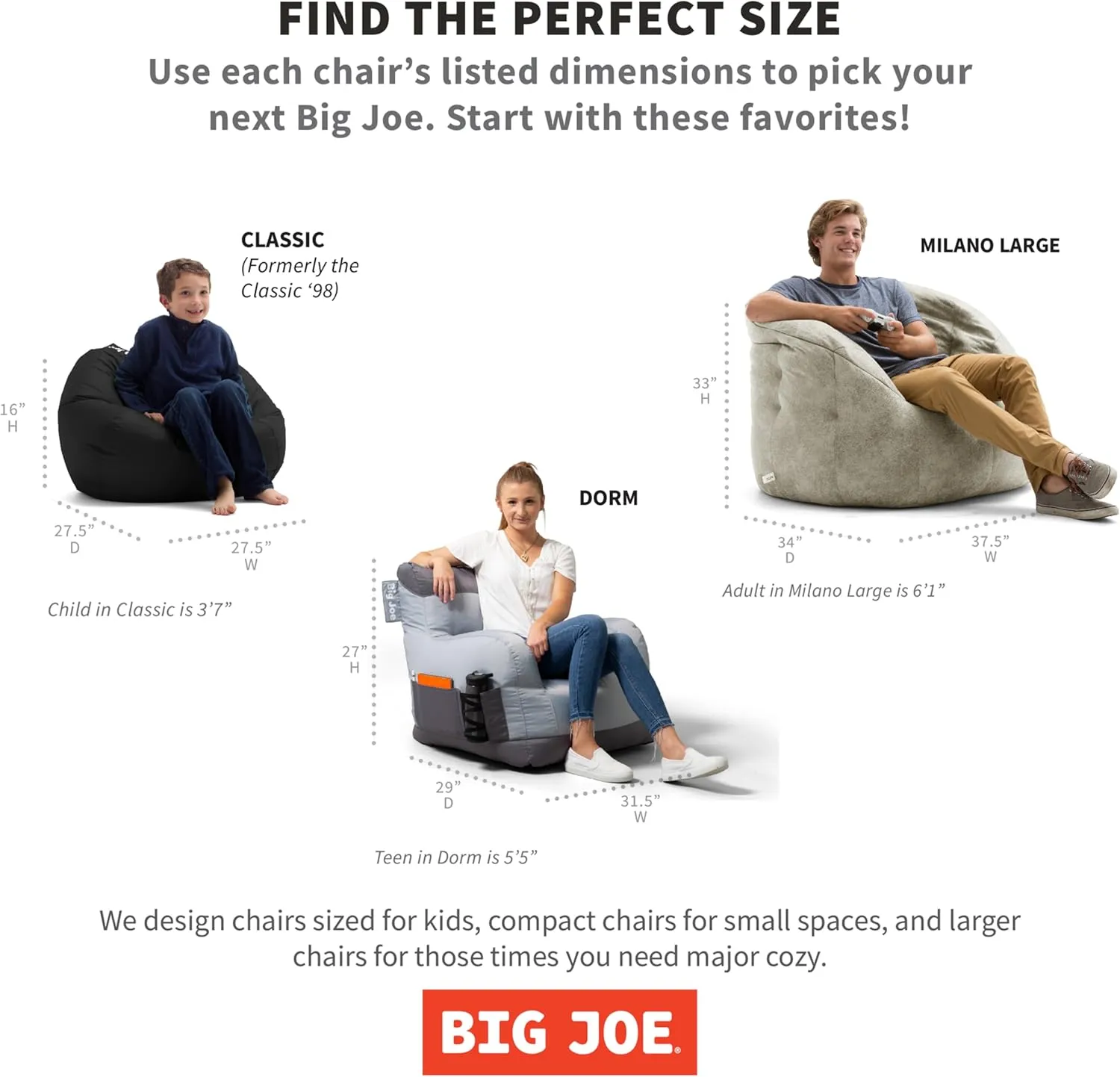 Big Joe Classic Bean Bag Chair, Spicy Lime Smartmax, Durable Polyester Nylon Blend, 2 feet Round