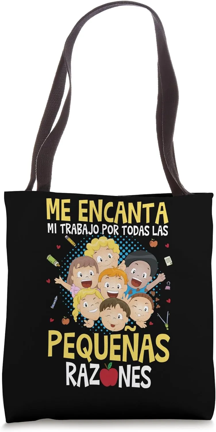 Bilingue Hispanic Teacher Bilingual Teacher Spanish Teacher Tote Bag