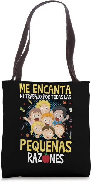 Bilingue Hispanic Teacher Bilingual Teacher Spanish Teacher Tote Bag