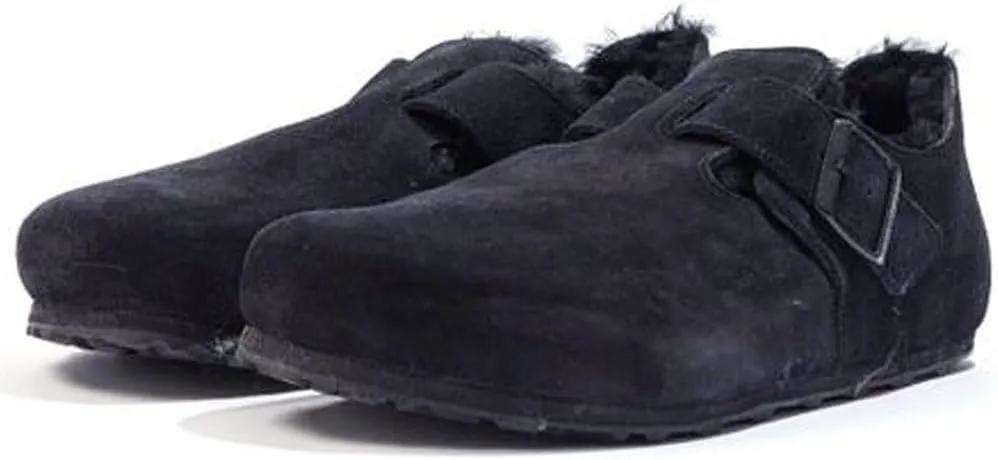 Birkenstock Unisex London Shearling Suede Shoes