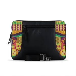 Black Mixed Laptop Sleeve Pixels