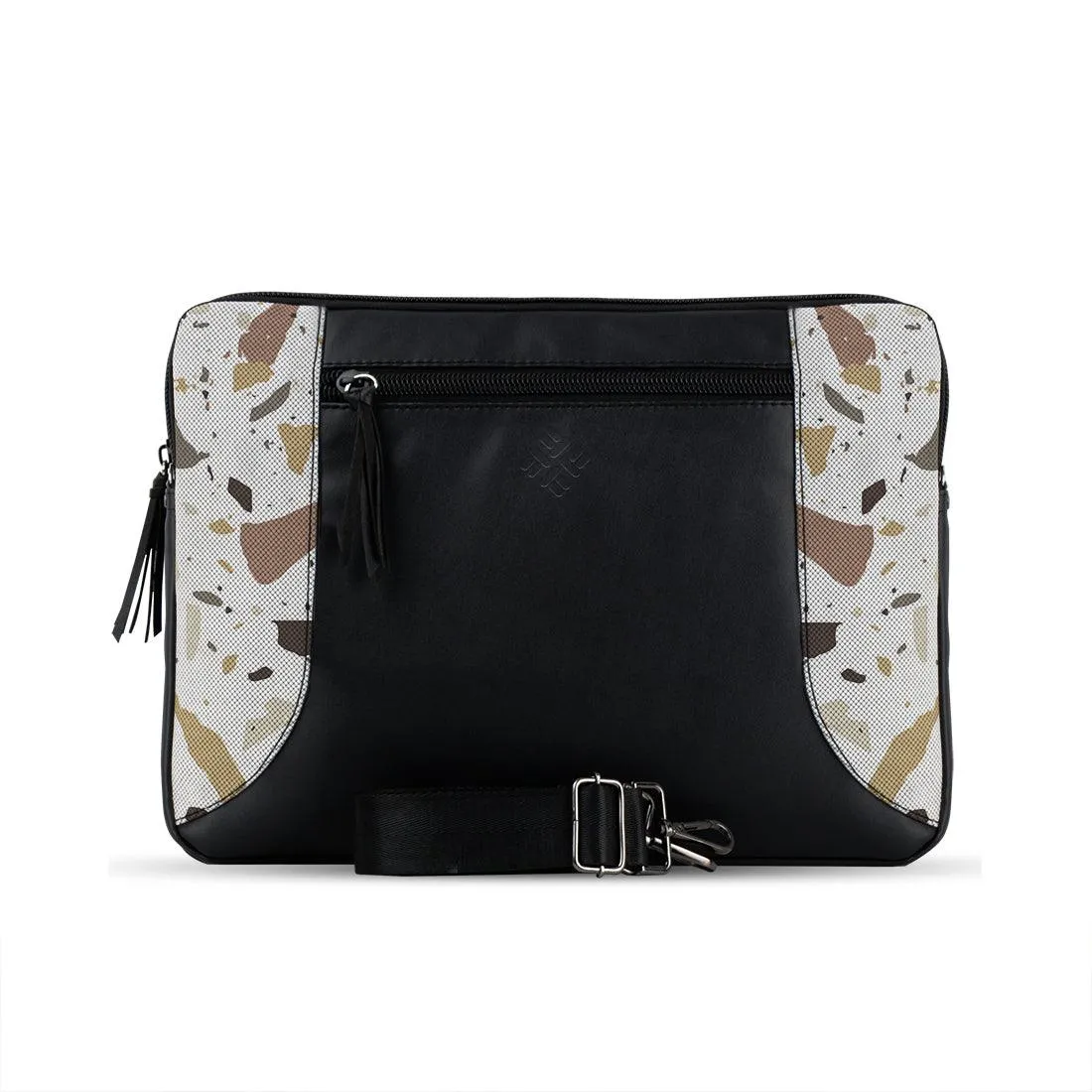 Black Mixed Laptop Sleeve Terra