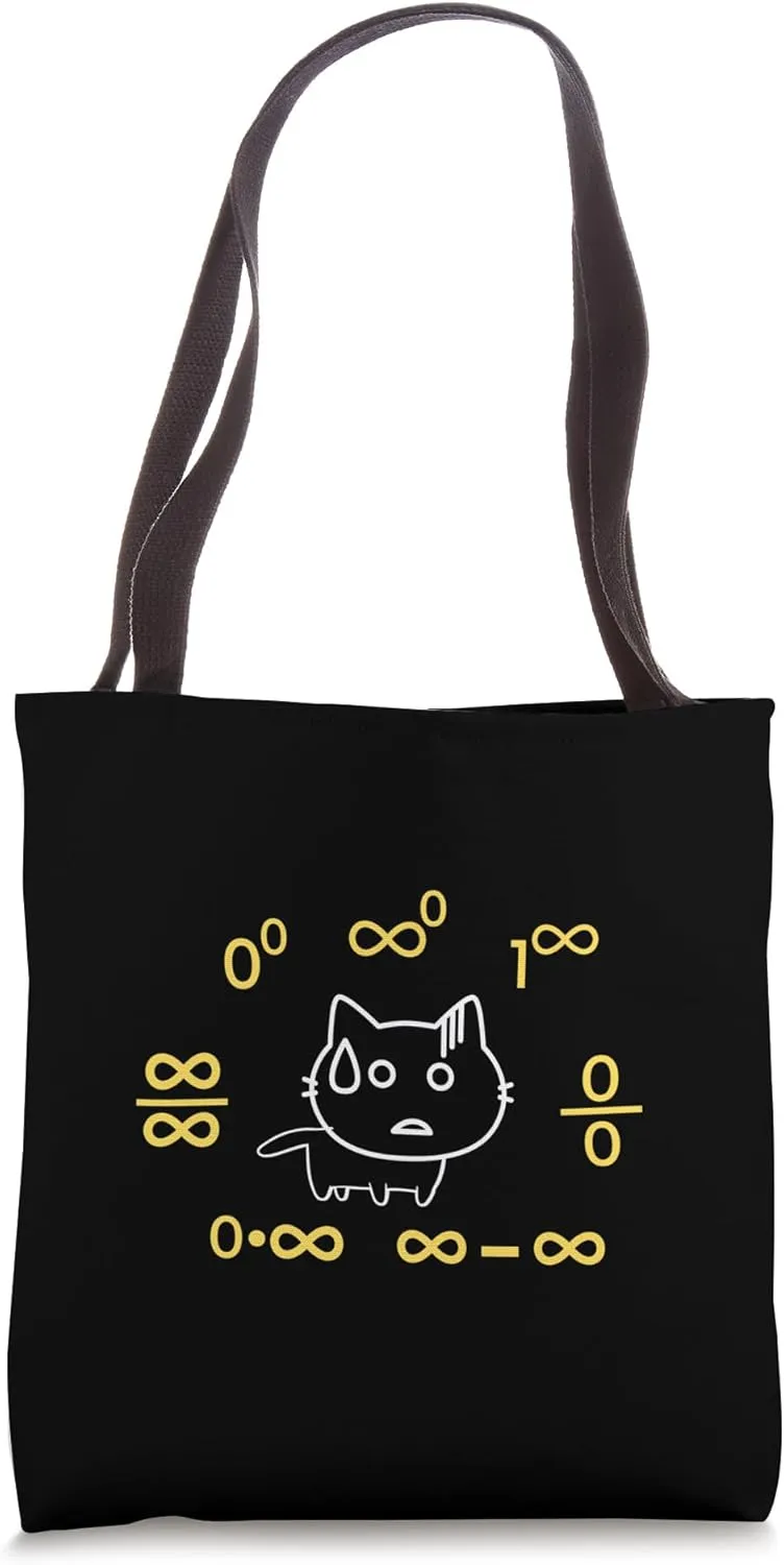 blackpenredpen cat & calculus limit indeterminate forms Tote Bag