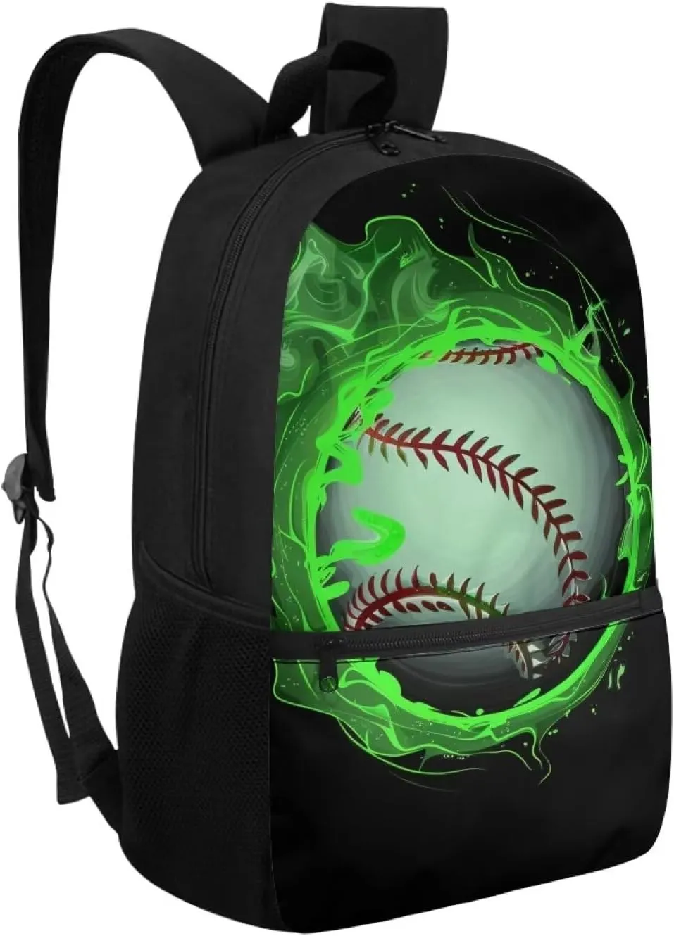 Boys Baseball Backpack for School 8-12 Kids School Bag Travel Laptop Bags for Middle High School Water Resistant Schoolbag Back to School Supplies for Kid Teen 17 Inch School Bookbag
