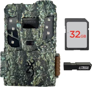 Browning Defender Pro Scout MAX Extreme HD Cellular Trail Game Camera (AT&T VERIZON) Bundle Includes 32GB Memory Card and J-TECH Card Reader (20MP) | BTCPSMXHD