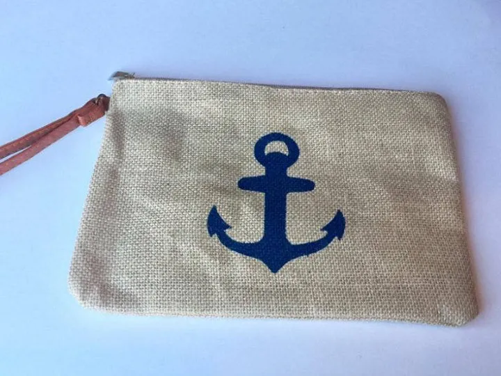 Burlap & Canvas Anything Bags/Clutch