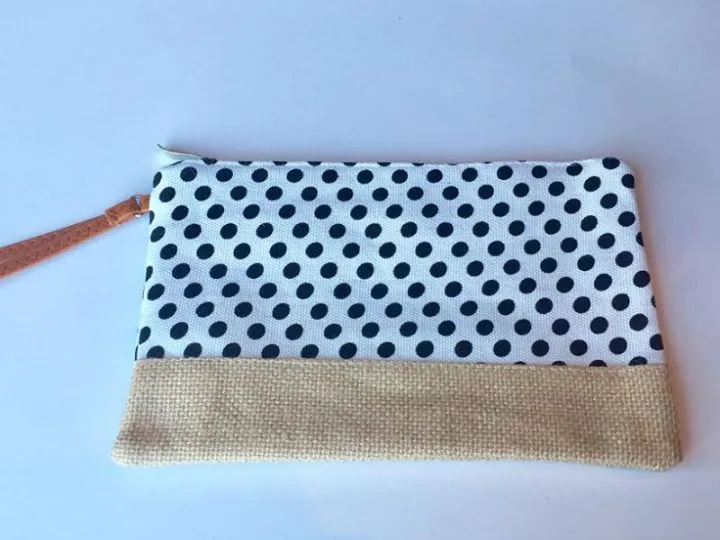 Burlap & Canvas Anything Bags/Clutch