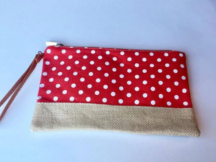 Burlap & Canvas Anything Bags/Clutch