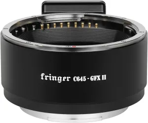 C645-GFX II Smart Adapter Auto Focus Camera Mount Adapter Ring Compatible with All Contax 645 Lenses to Fuji GFX100/100S/GFX50S/50R/50S II Cameras Adapters