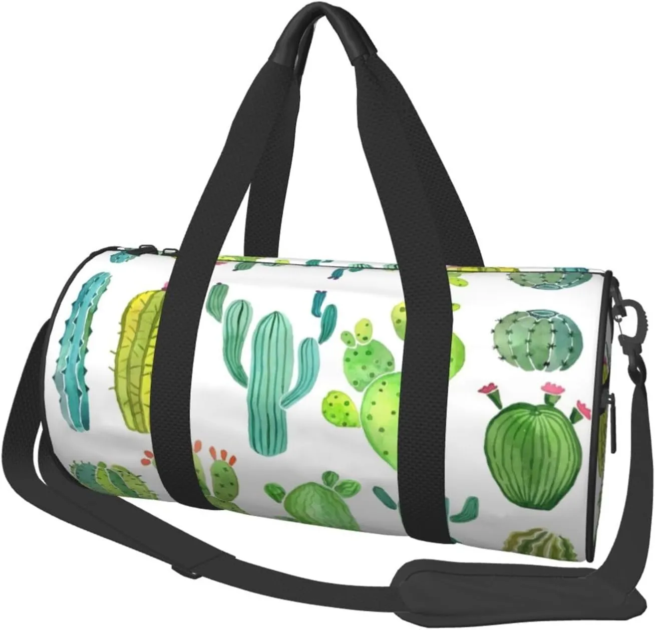 Cactus... Duffel Bag Foldable Gym Bag For Men Women, Lightweight With Inner Pocket For Travel Sports