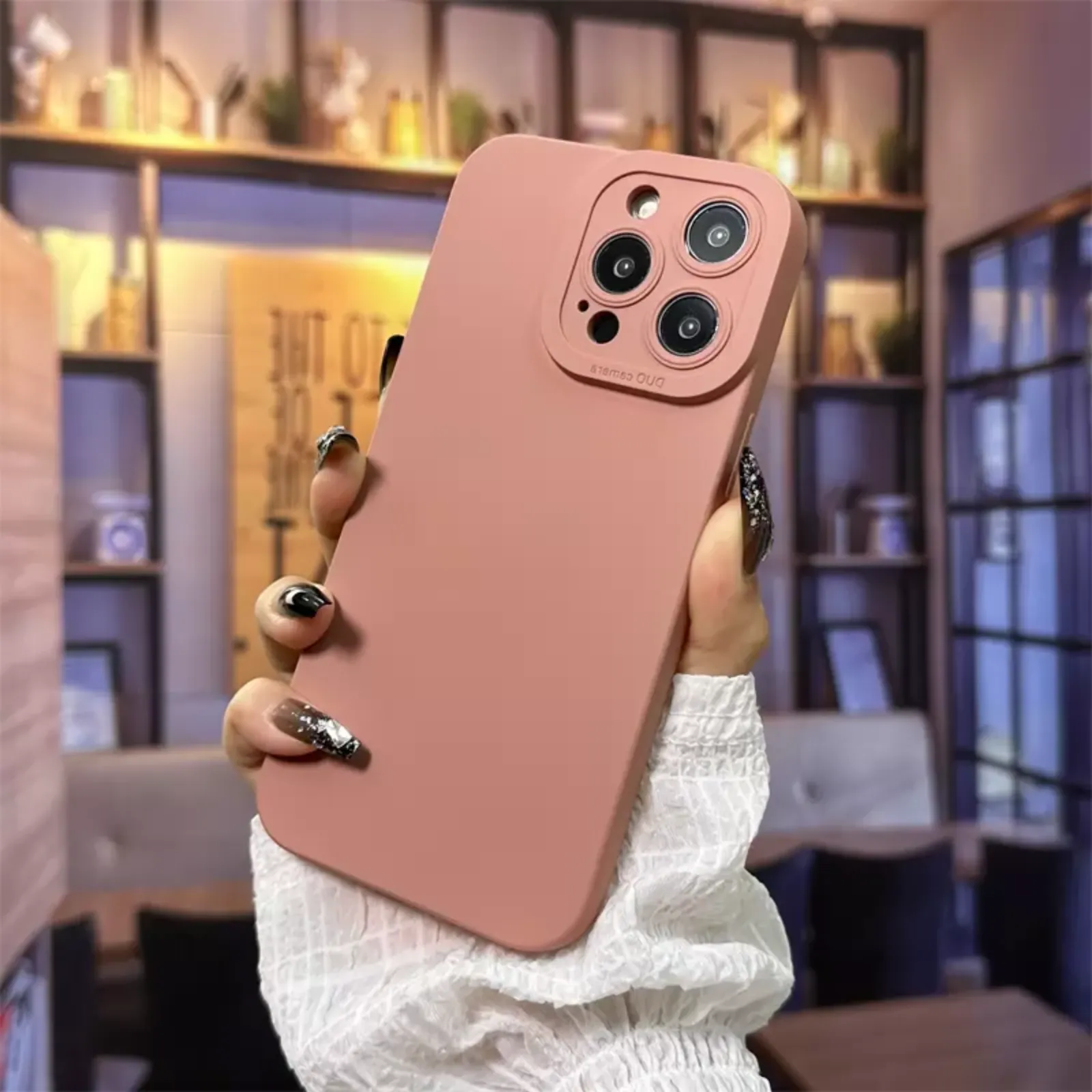 Camera Lens Cover Shockproof Silicone Case For Apple iPhone 13 Pro Max Pink