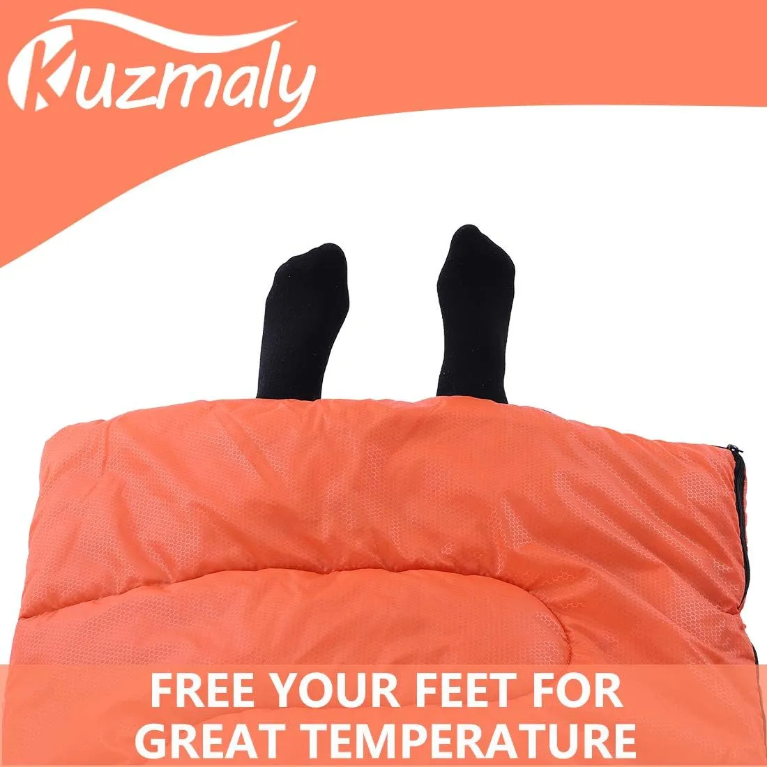 Camping Sleeping Bag 3 Seasons Lightweight &Waterproof with Compression Sack Camping Sleeping Bag Indoor & Outdoor for Adults & Kids