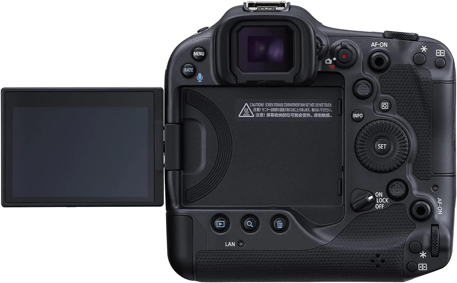 Canon EOS R3 Mirrorless Camera (Body Only), Full-Frame Camera, 6K 60p RAW, 4K 120p Video, 24.1 Megapixel CMOS Sensor, DIGIC X Image Processor, for Sports, Action, Black