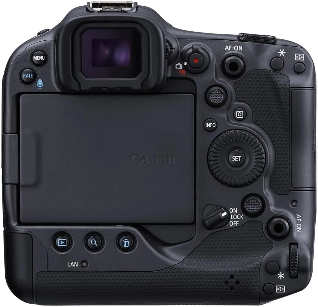 Canon EOS R3 Mirrorless Camera (Body Only), Full-Frame Camera, 6K 60p RAW, 4K 120p Video, 24.1 Megapixel CMOS Sensor, DIGIC X Image Processor, for Sports, Action, Black