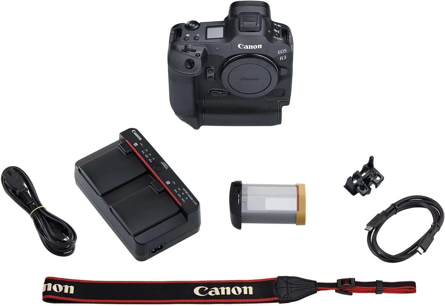 Canon EOS R3 Mirrorless Camera (Body Only), Full-Frame Camera, 6K 60p RAW, 4K 120p Video, 24.1 Megapixel CMOS Sensor, DIGIC X Image Processor, for Sports, Action, Black