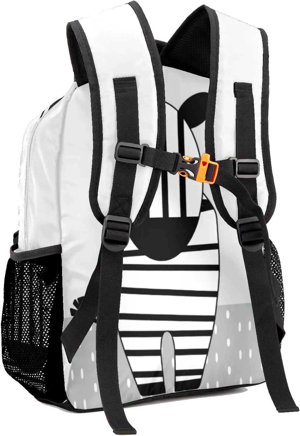 Cartoon Baby Zebra Personalized Kids School Backpack Custom Name for Boys Girls Primary Daypack Bookbag Travel Bag