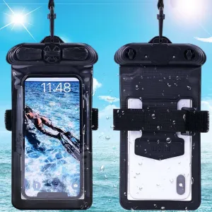 Case Cover, Compatible with Prestigio Grace V7 LTE Black Waterproof Pouch Dry Bag (Not Screen Protector Film) New Version