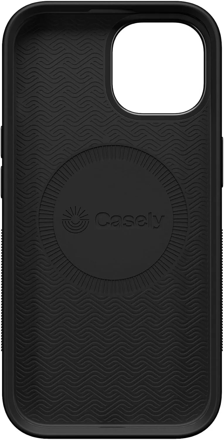 Casely iPhone 15 Case | Sage Garden | Green Floral | Bold Protective Case Design | Compatible with MagSafe
