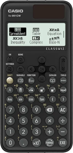 Casio fx-991CW– Advanced Scientific Calculator with High-Res 4-Tone Display | Natural Textbook Display | 552 Functions, Numeric Calculus, Matrix Solver | Ideal for Engineering, Science & Exams