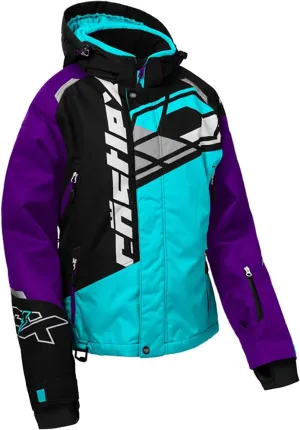 Castle X Women's Code G4 Jacket (Turquoise/Grape/Black - 2X-Large)