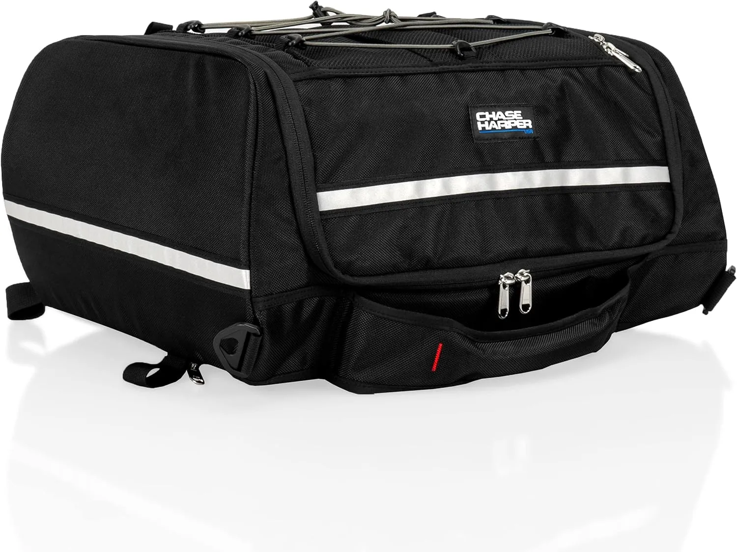 Chase Harper 4050BC - Aeropac II Tail Trunk - Water-Resistant, Tear-Resistant, Industrial Grade Ballistic Nylon with Adjustable Bungee Mounting System for Universal Fit