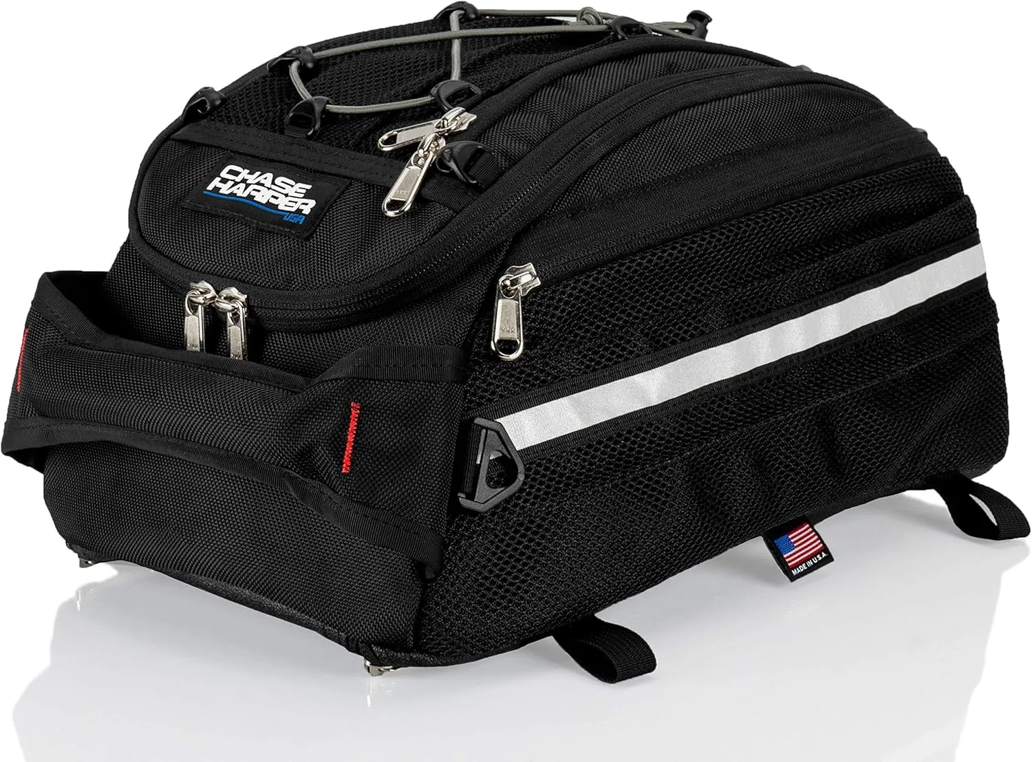 Chase Harper 5400 Tail Bag - Water-Resistant, Tear-Resistant, Industrial Grade Ballistic Nylon - Universal Fit Adjustable Strap Mounting System