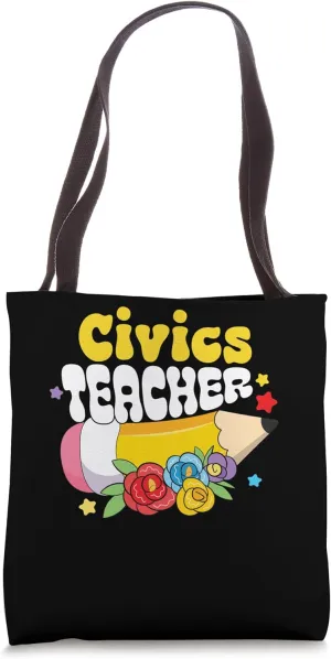 Civics Teacher Citizenship Political Science Back to school Tote Bag