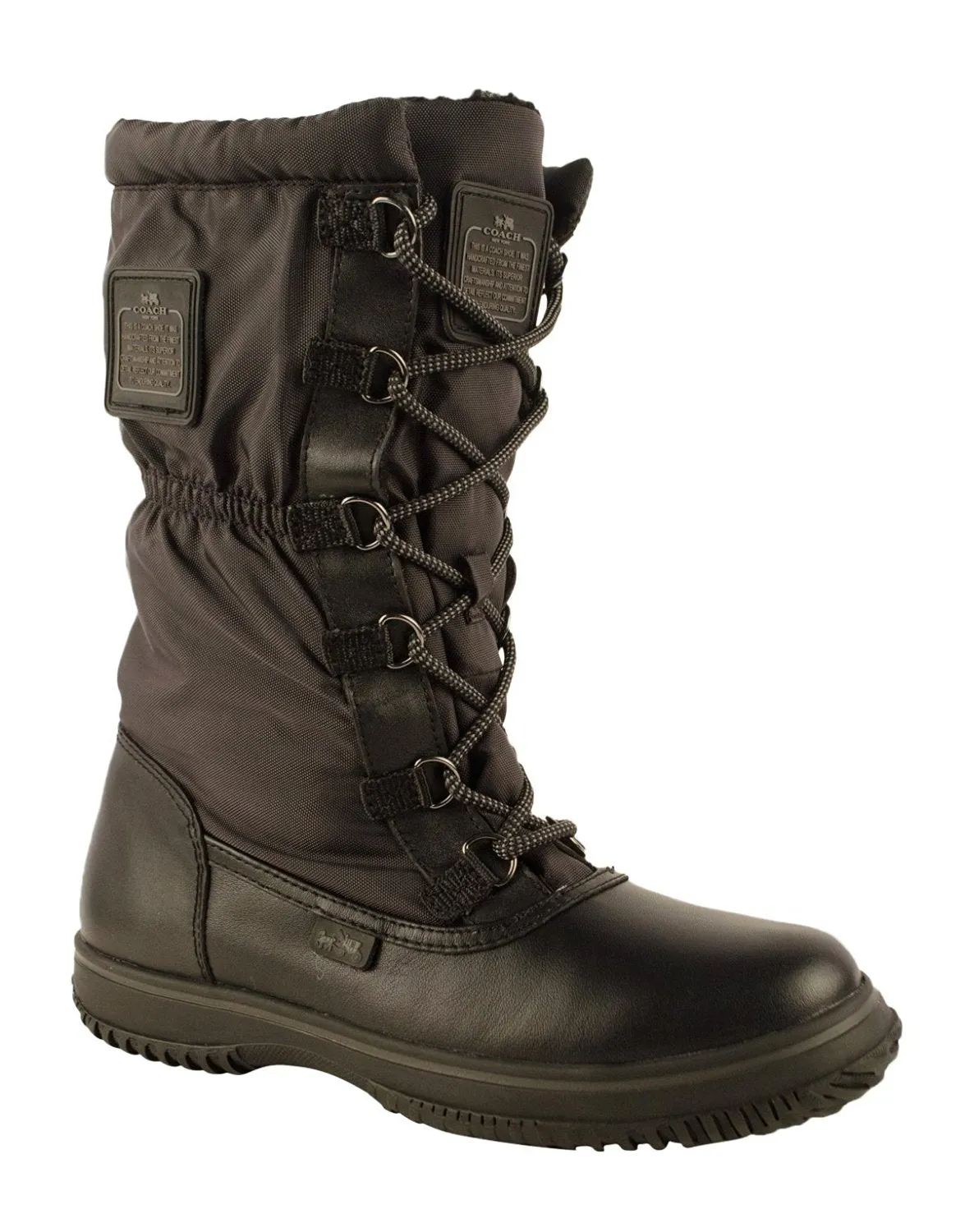 Coach Sage Women's Nylon Cold Weather Hiking Snow Boots