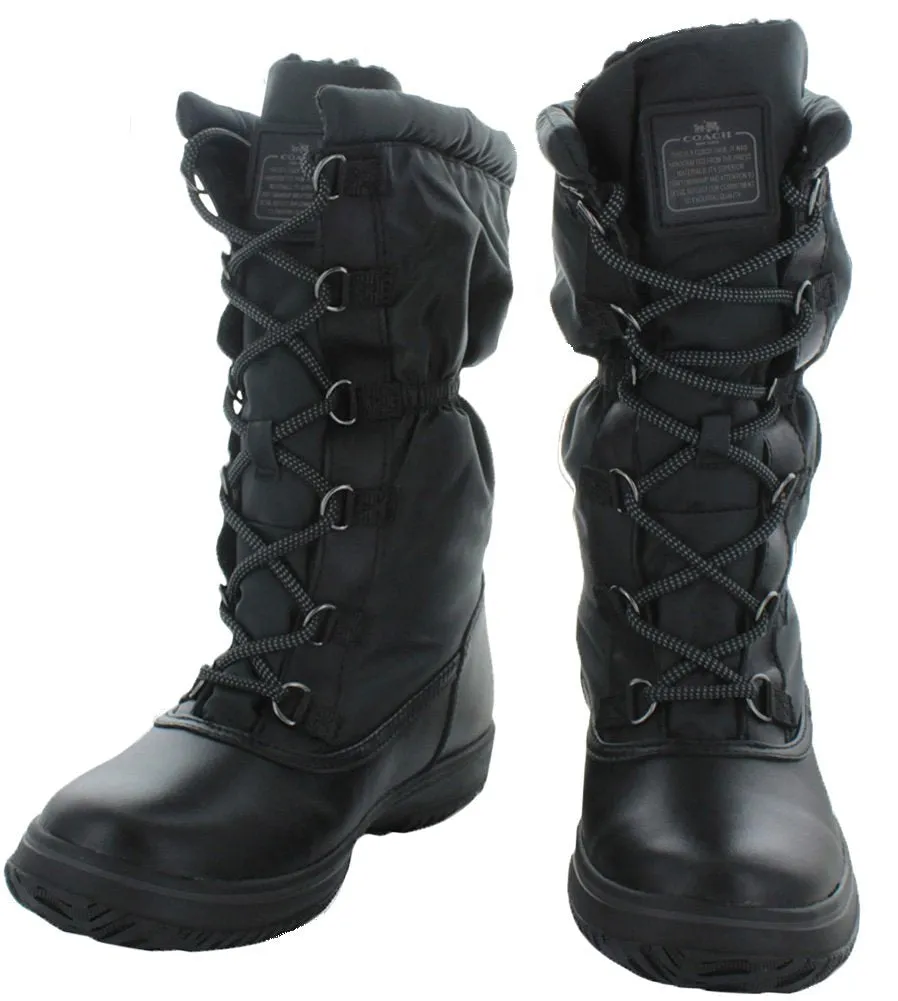 Coach Sage Women's Nylon Cold Weather Hiking Snow Boots