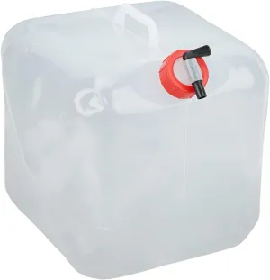 Collapsible Water Canister Portable Plastic Foldable Drinking Water Container with Tap Screw Cap for Travel Kitchen