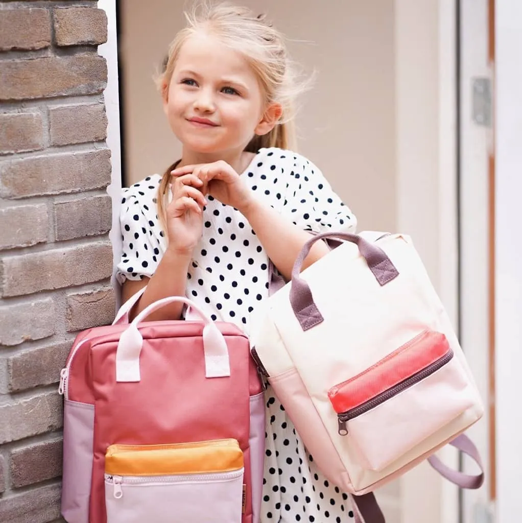 Colorblock Backpack — Sensational Sand