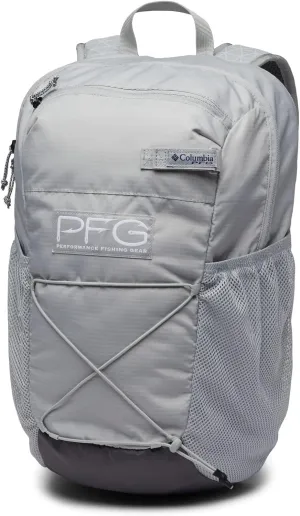 Columbia Unisex PFG Terminal Tackle 22L Backpack, Cool Grey/Hooks, One Size