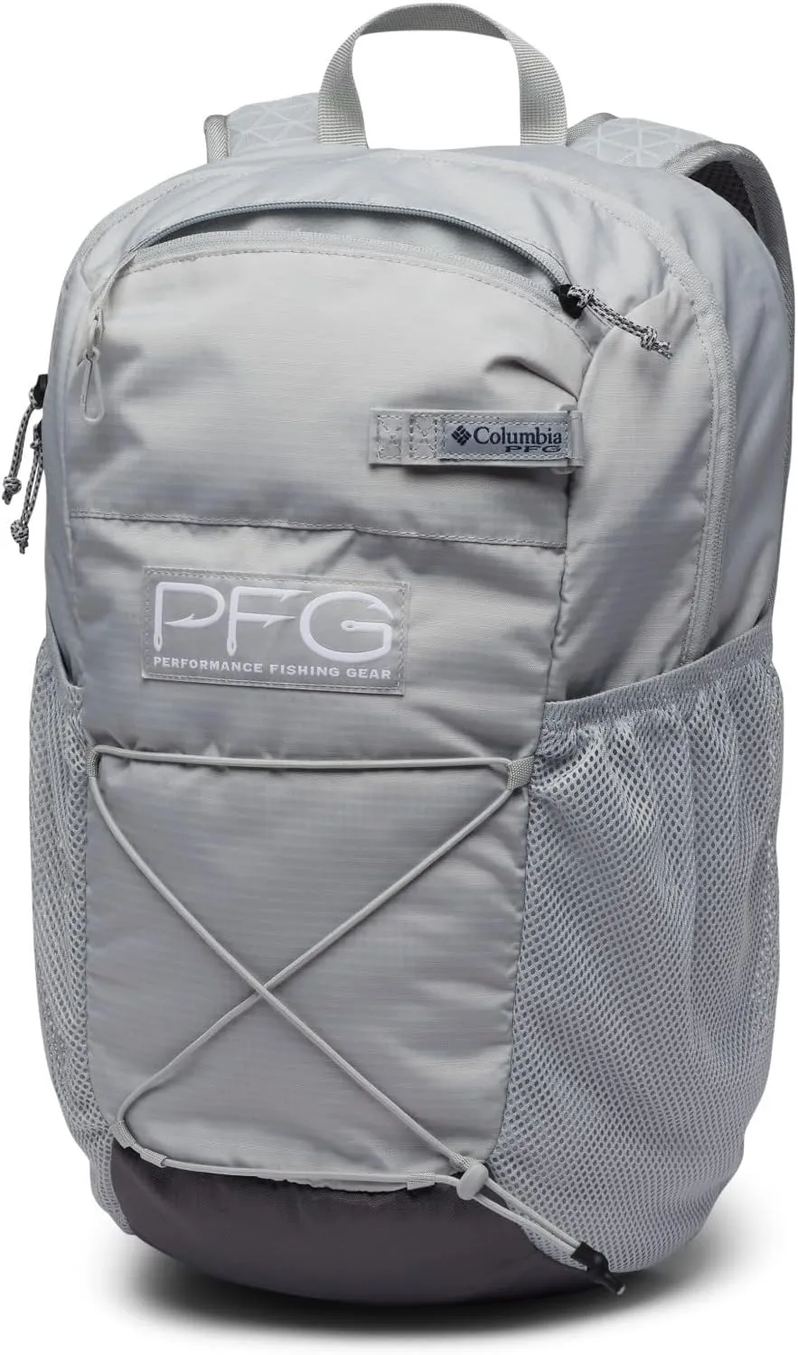 Columbia Unisex PFG Terminal Tackle 22L Backpack, Cool Grey/Hooks, One Size