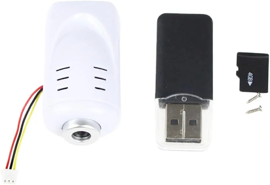 Coolplay® 2.0MP HD Camera Set with 4GB SD Card & Card Reader Spare Parts Replacement for Syma X5C X5SW RC Quadcopter