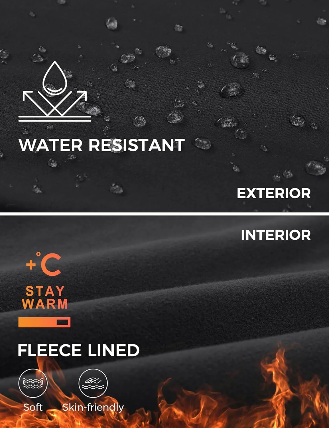 CRZ YOGA Girls Thermal Fleece Lined Flare Leggings Winter Warm Water Resistant Kids Bell Bottoms High Waist Pants Lounge Yoga
