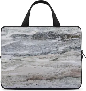 Daisy Flower Blue Laptop Bag Waterproof Dustproof Crack Proof Large Capacity