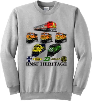 Daylight Sales BNSF Heritage Authentic Railroad Sweatshirt [14]