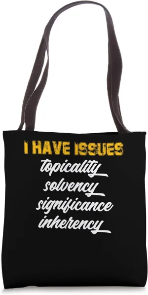 Debate Competition School Speech and Debate Team Debater Tote Bag